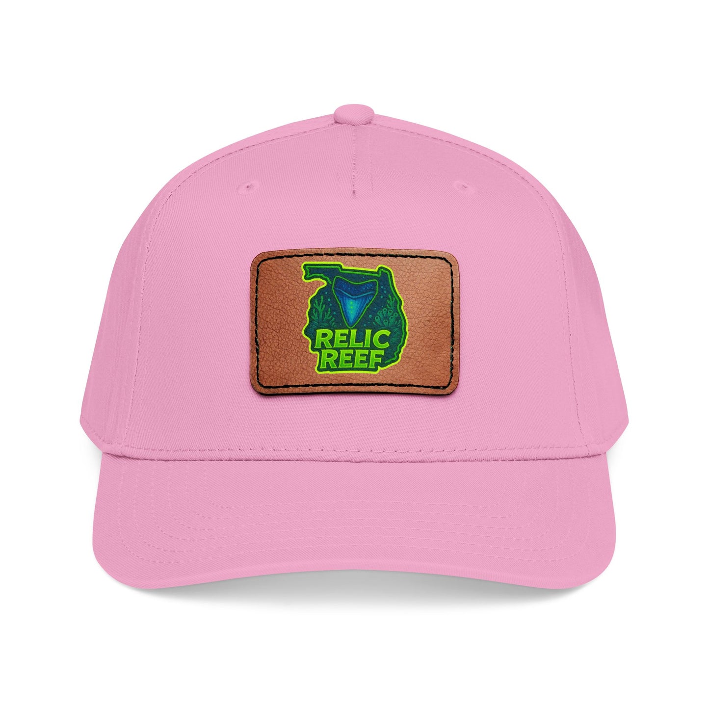Relic Reef Leather Patch Baseball Cap