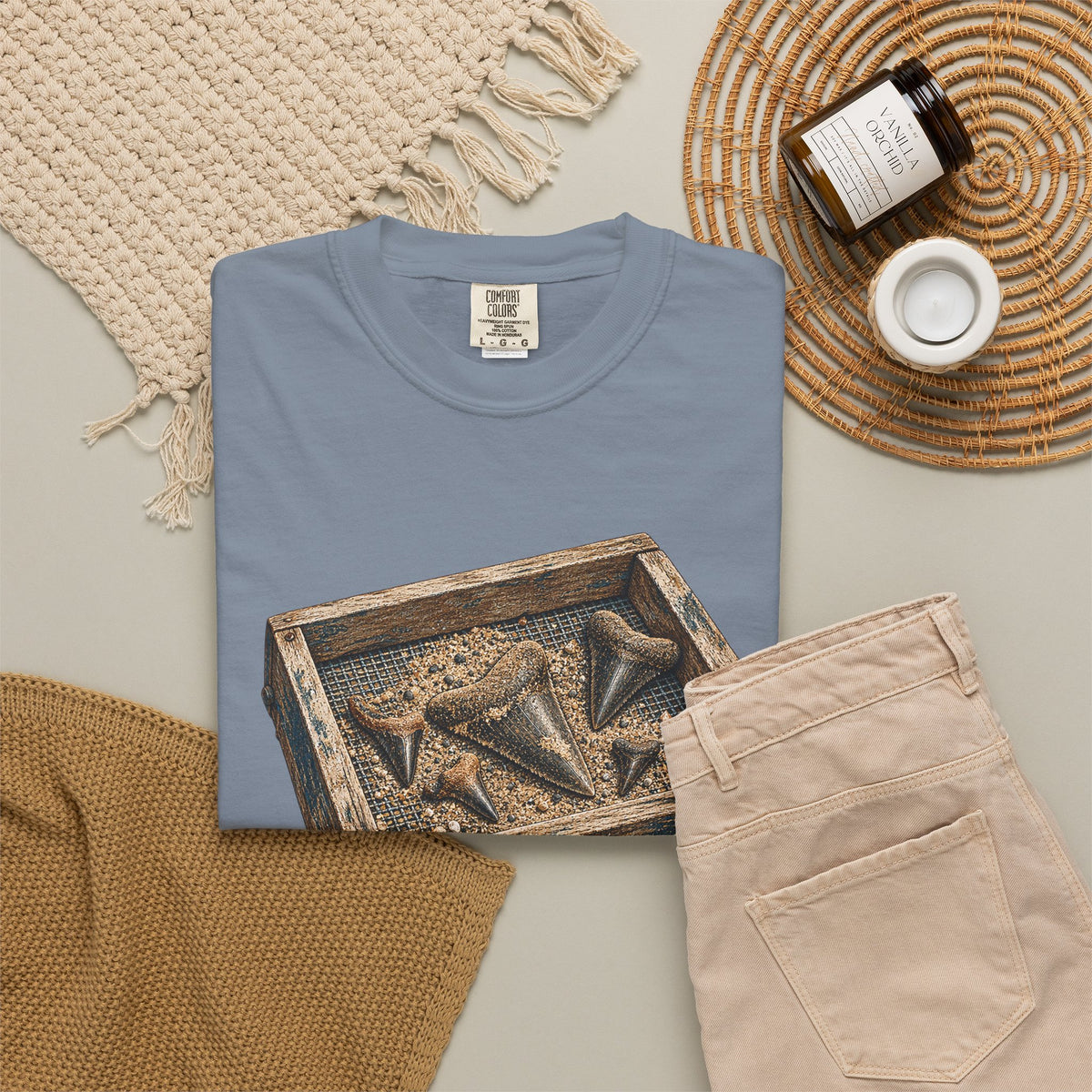 Sift Happens Fossil Tee