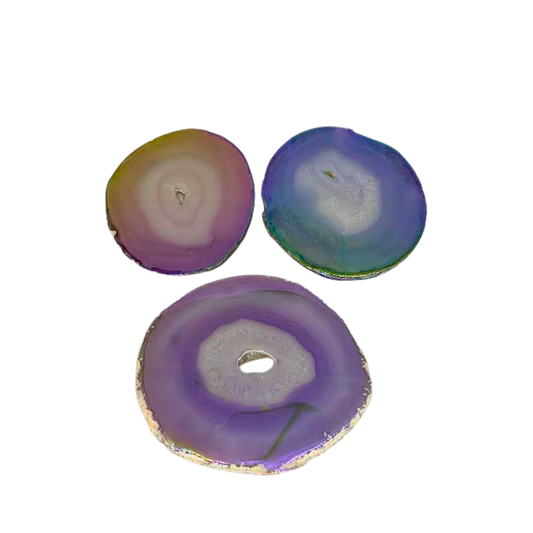 Aura Agate Slice