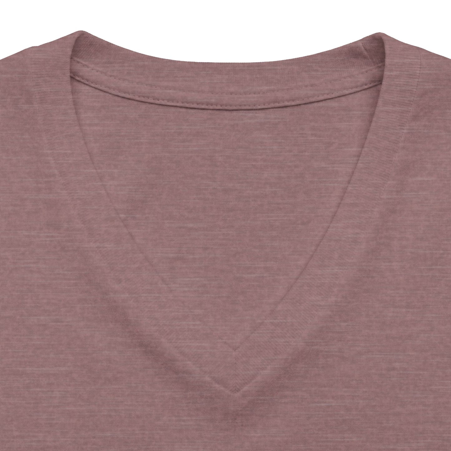 Women's Relaxed V-Neck Tee — Lightweight Heather Short Sleeve Shirt