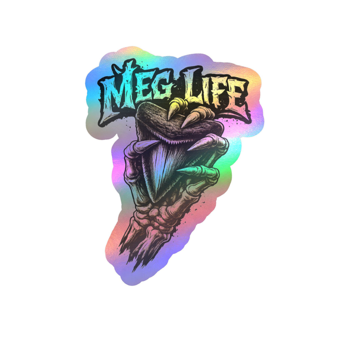 Meg Life Skeleton Kiss-Cut Vinyl Decal – photo 2