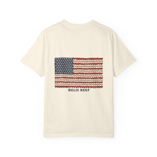 Fossil Flag Shark Tooth Tee