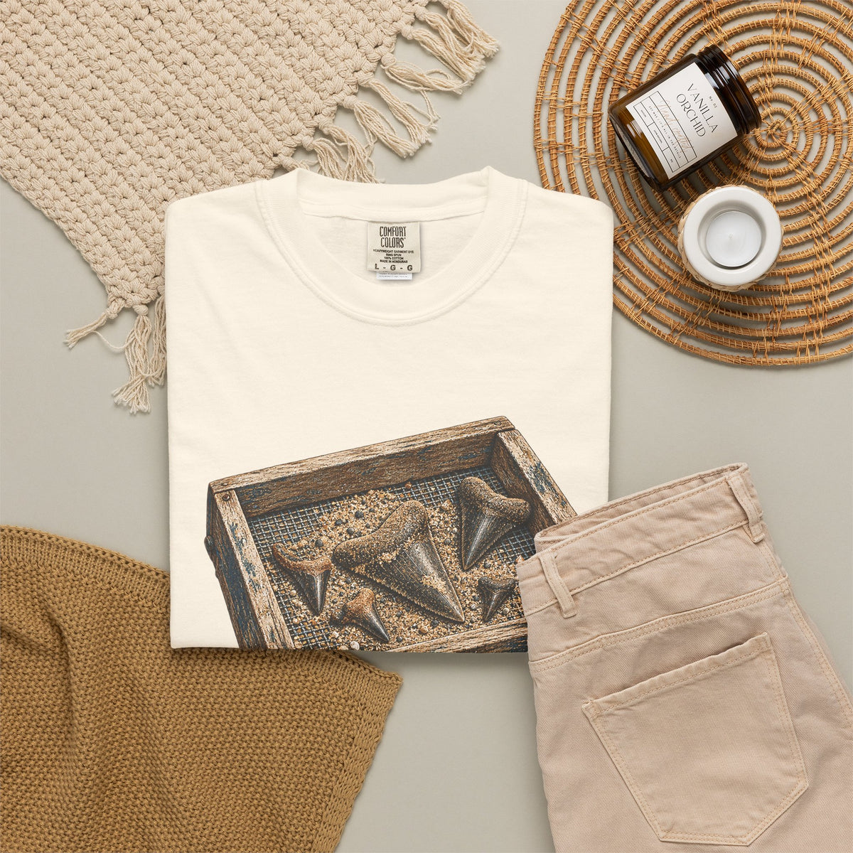 Sift Happens Fossil Tee