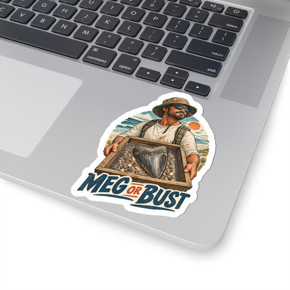 Meg Or Bust Sticker