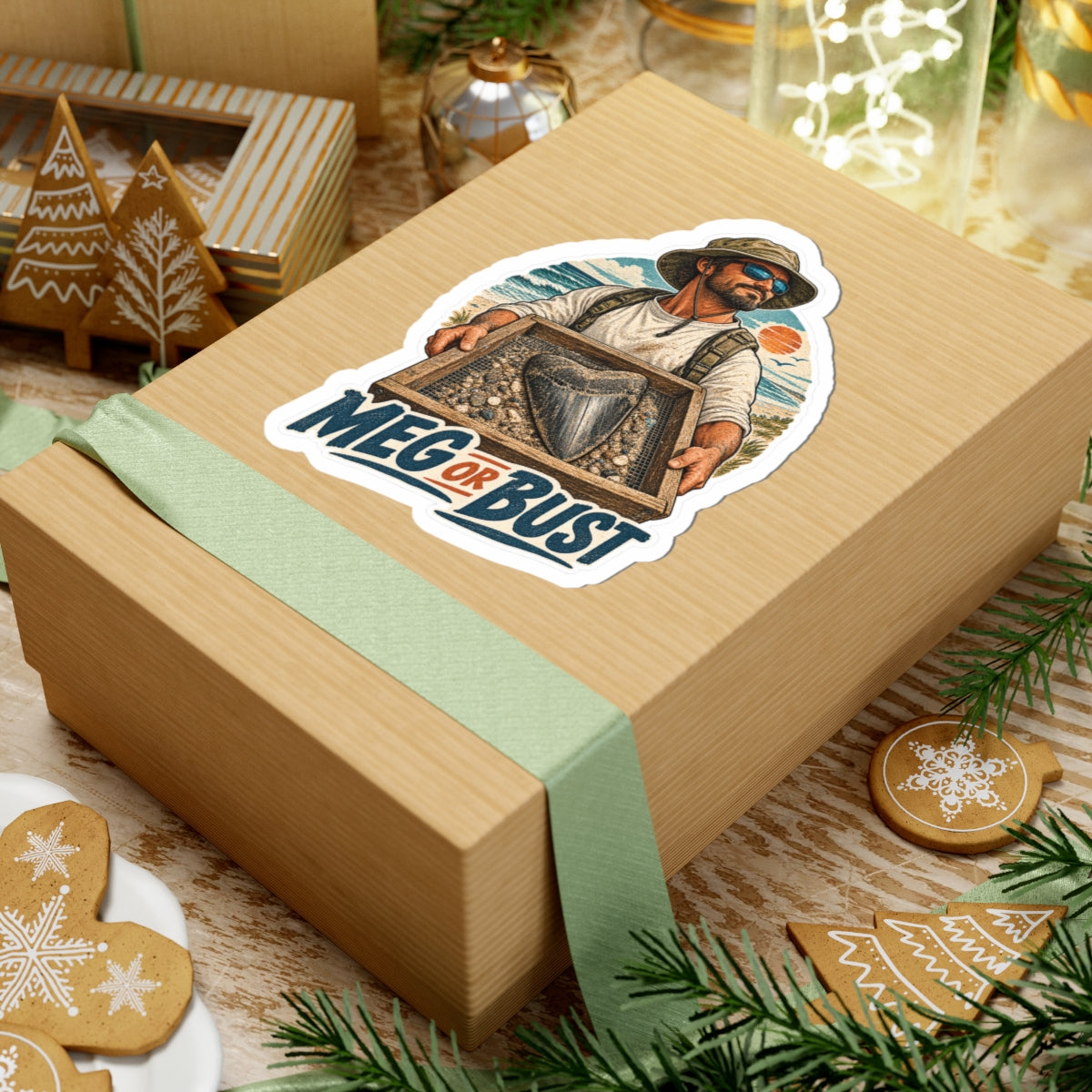 Meg Or Bust Sticker
