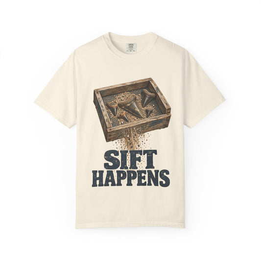 Sift Happens Fossil Tee