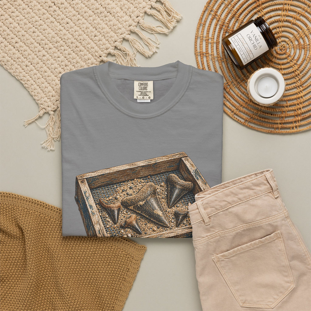 Sift Happens Fossil Tee