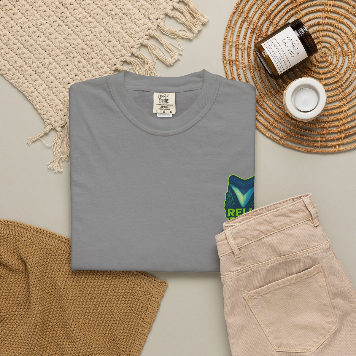 Fossil Flag Shark Tooth Tee