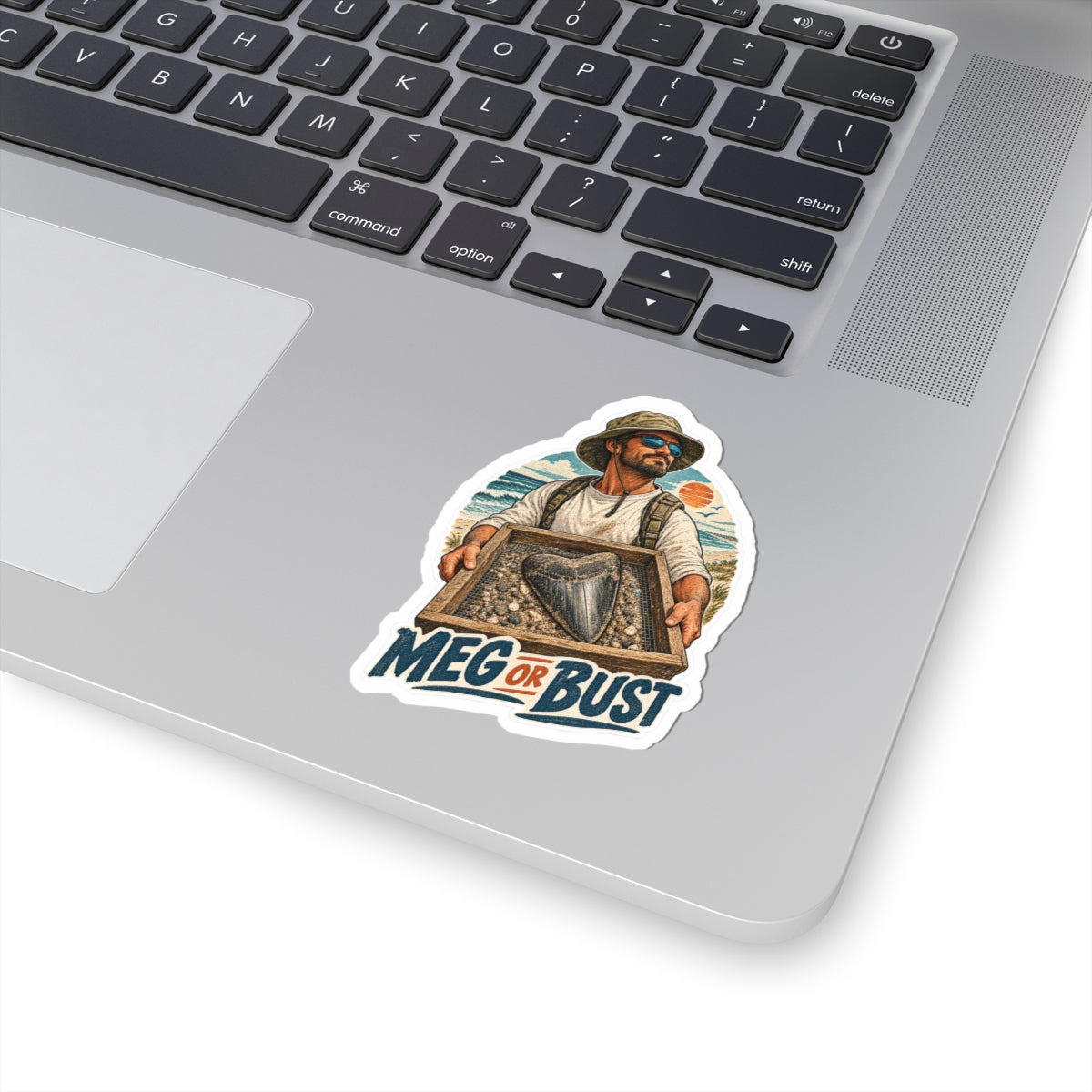 Meg Or Bust Sticker