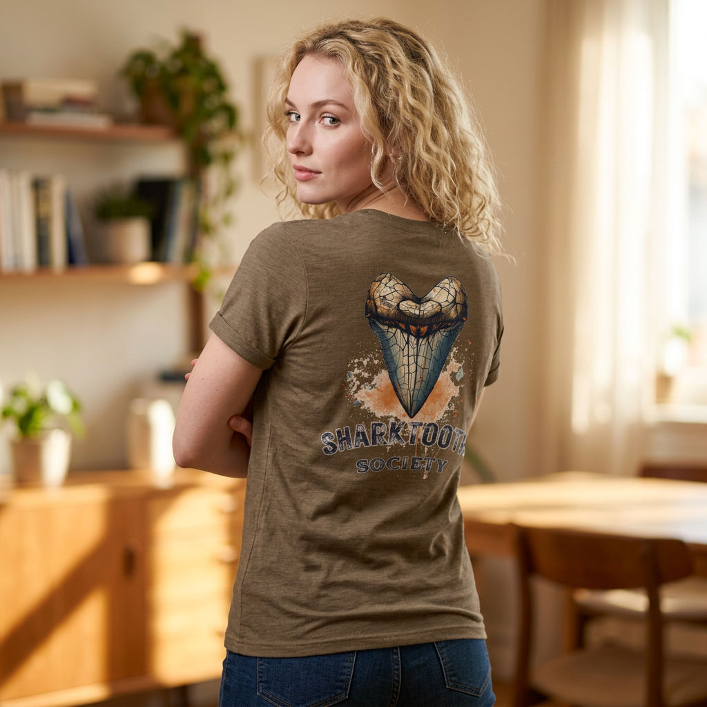 Sharktooth Society V-Neck Shirt