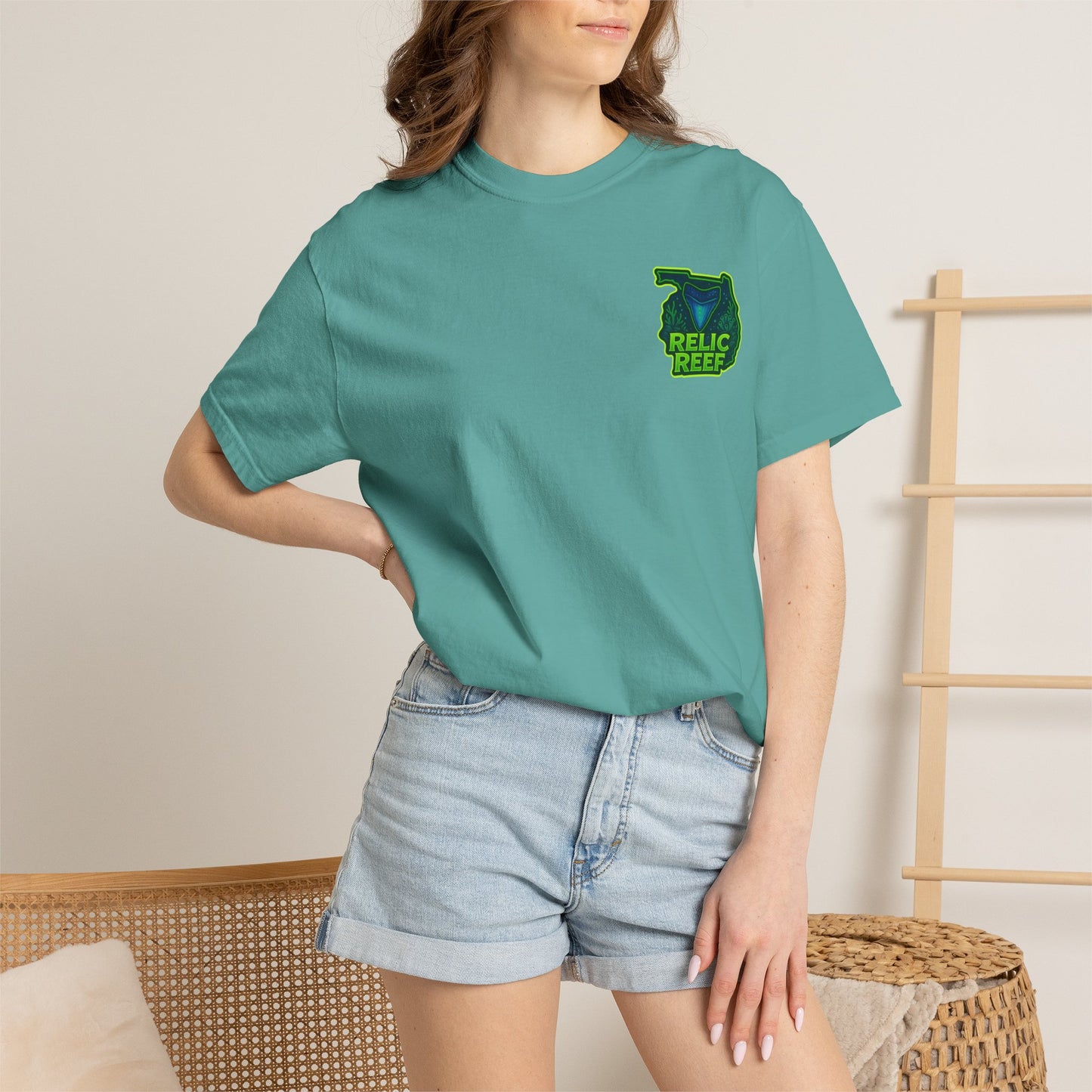 Shark Tooth Graphic T-Shirt Relic Reef Megalodon