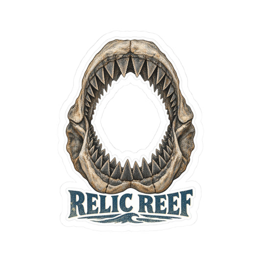 Megalodon Jaws Sticker