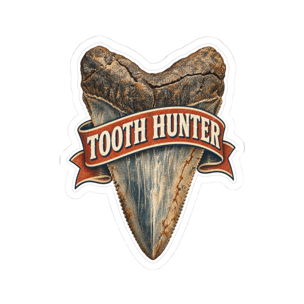 Tooth Hunter Sticker