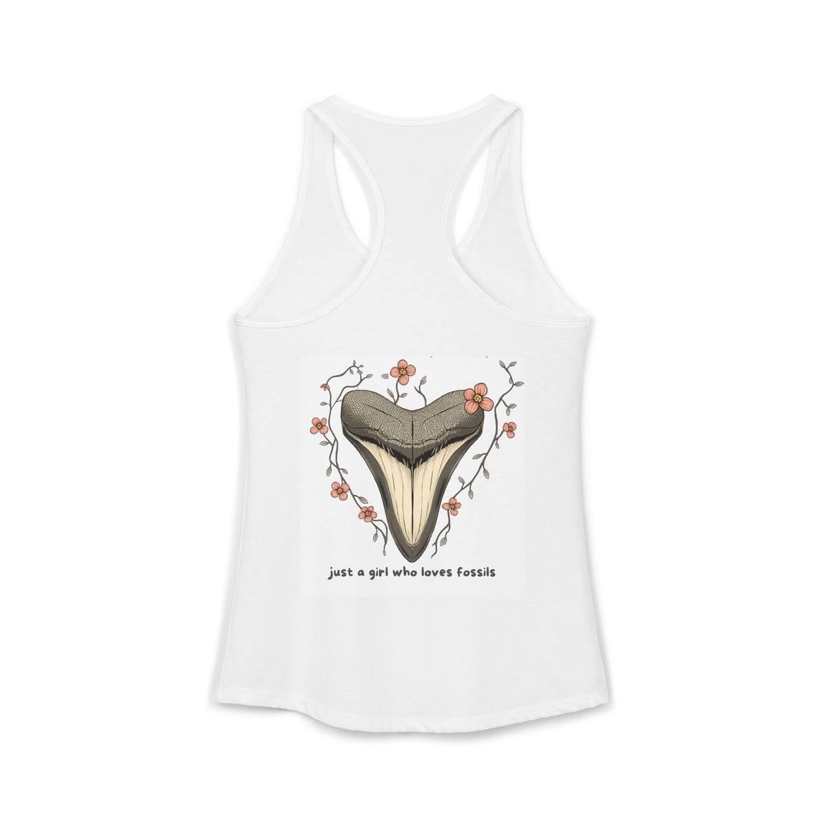 Women's Just A Girl, Megalodon Tanktop