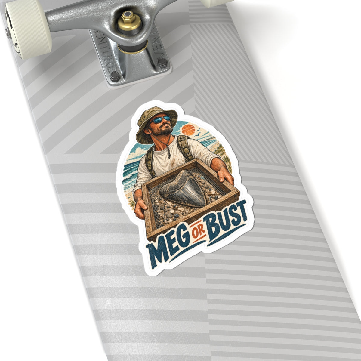 Meg Or Bust Sticker