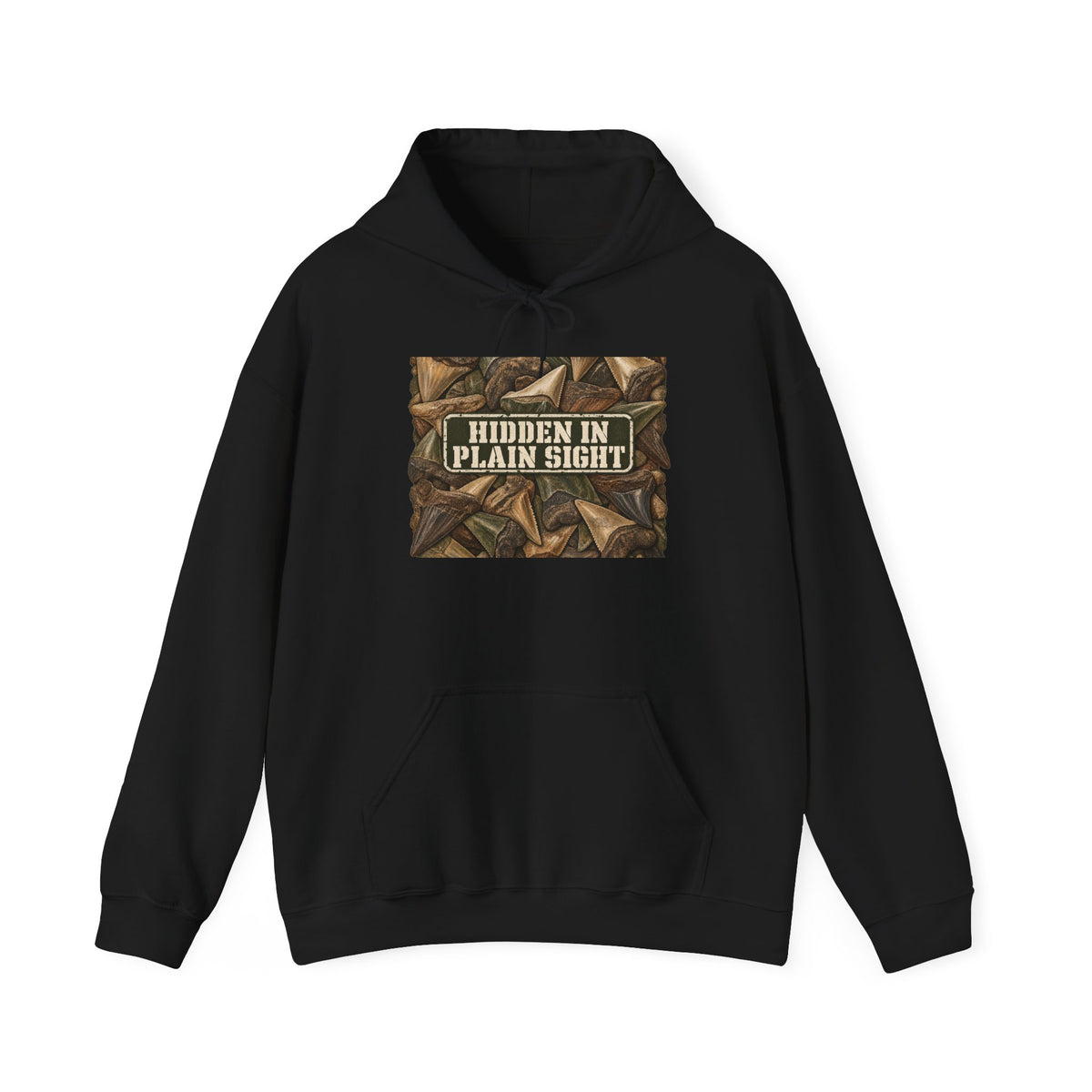 Hidden In Plain Sight Tooth Camo Hoodie