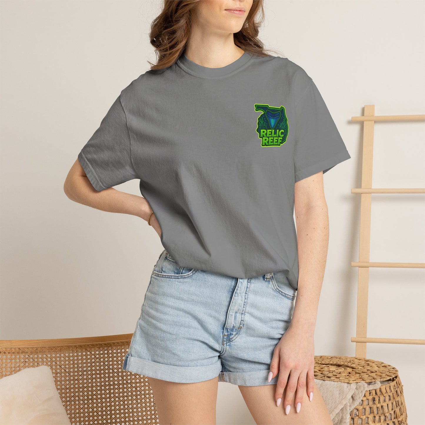 Shark Tooth Graphic T-Shirt Relic Reef Megalodon