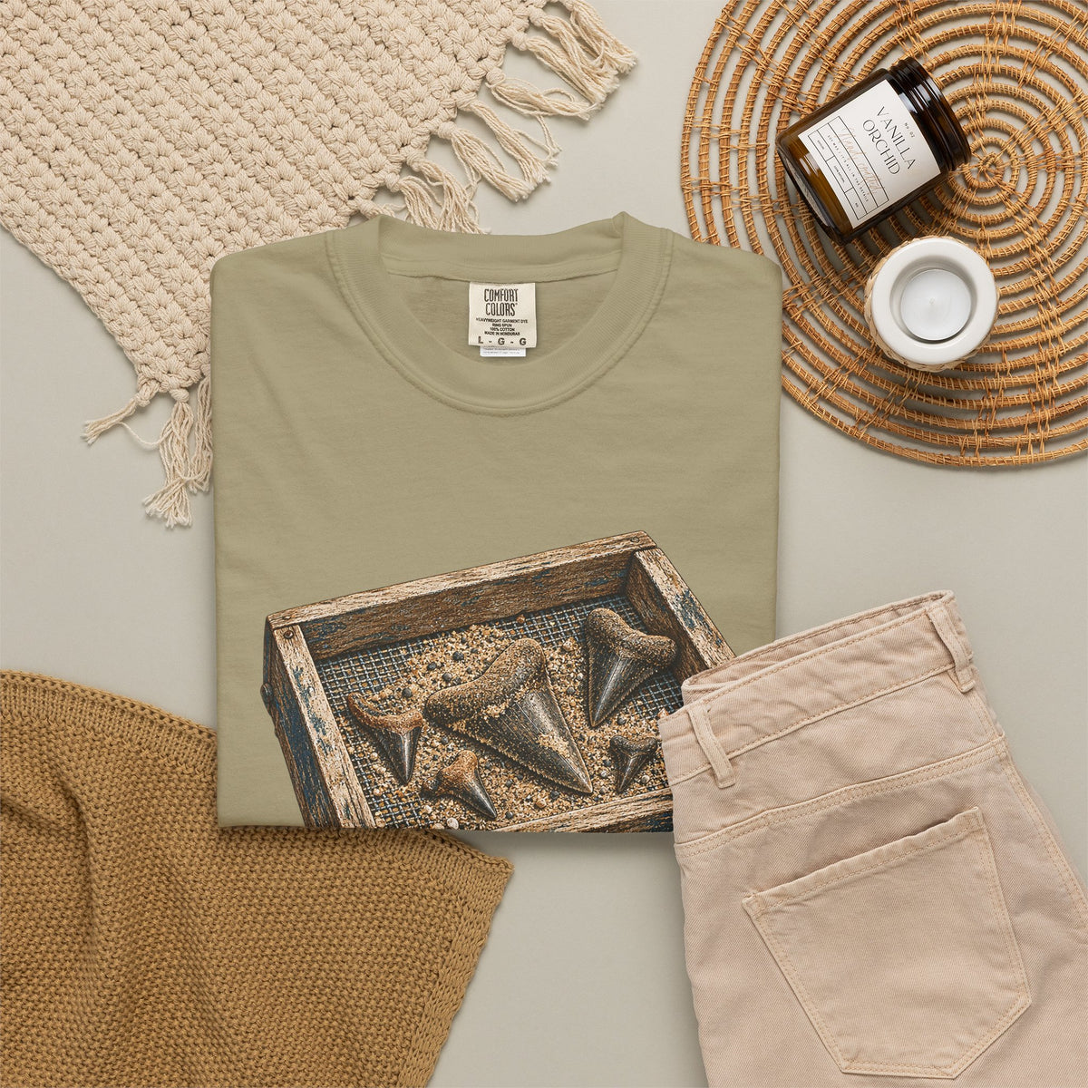 Sift Happens Fossil Tee