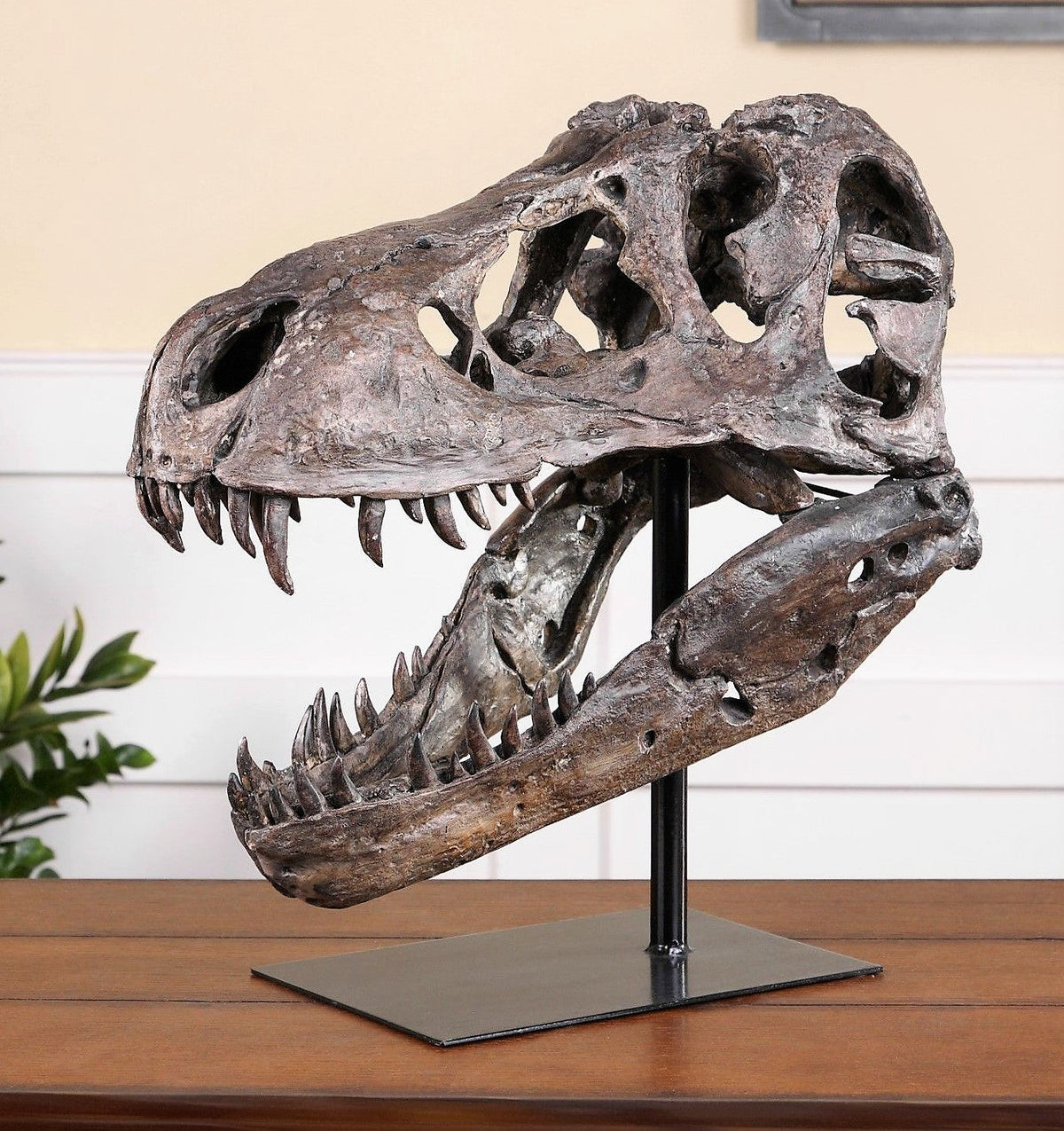 Tyrannosaurus Rex Skull Replica Large Head Resin Model T-Rex Sculpture, photo 2